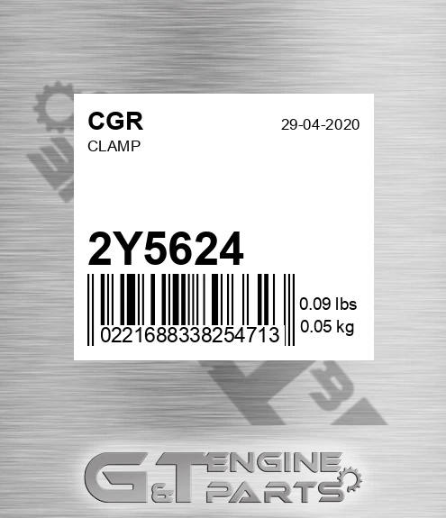 2Y5624 Clamp for CGR