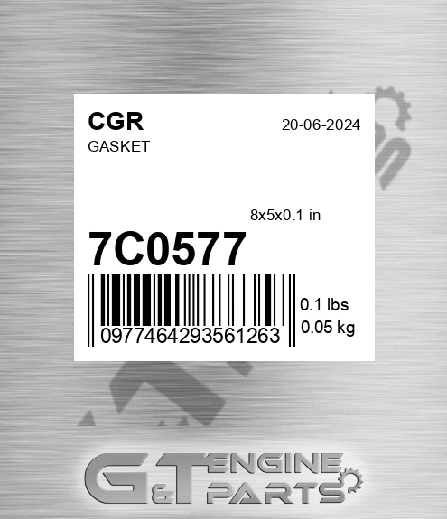 7C0577 Gasket