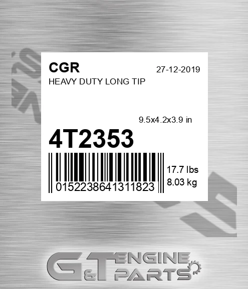 4T2353 CGR Heavy Duty Long Tip