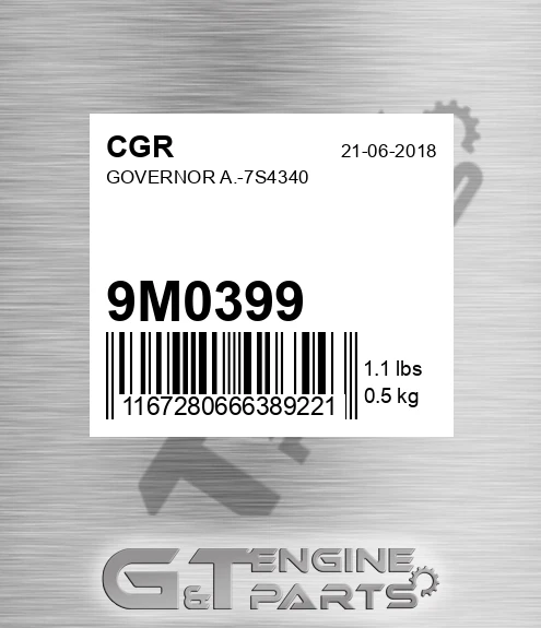 9M0399 Governor A.-7s4340