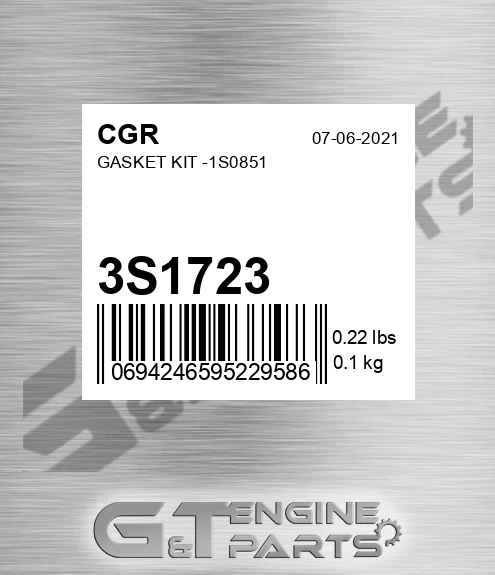 3S1723 Gasket Kit -1s0851