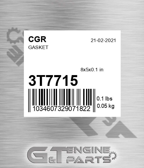 3T7715 Gasket