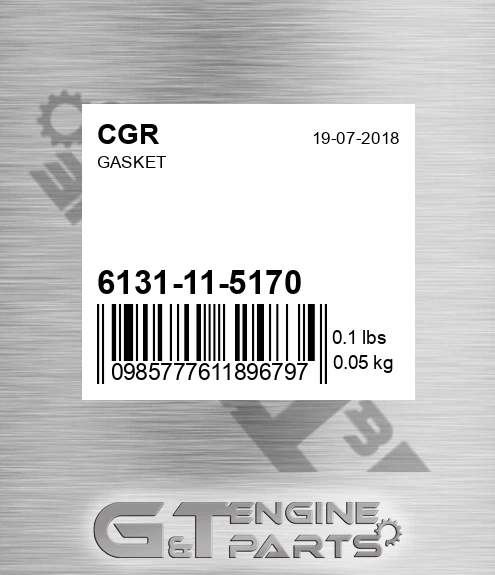 6131-11-5170 Gasket