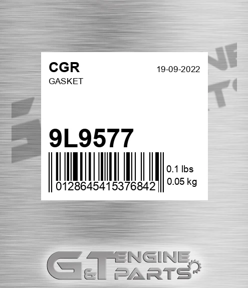 9L9577 CGR Gasket