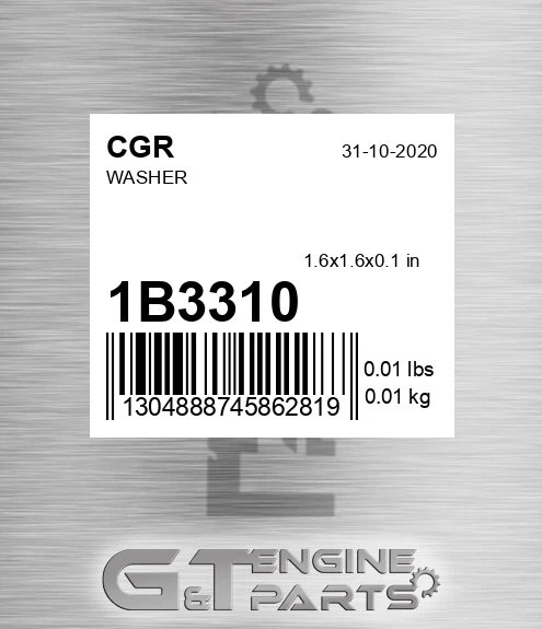 1B3310 Washer