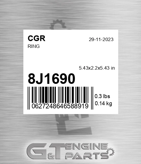 8J1690 CGR Ring