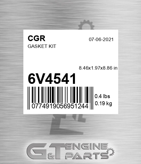6V4541 CGR Gasket Kit