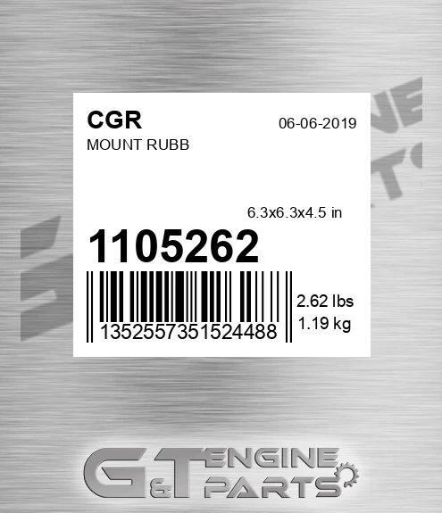 1105262 CGR Mount Rubb