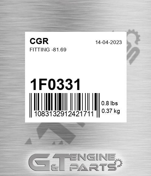 1F0331 Fitting -81.69