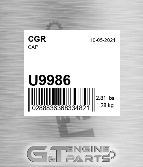 U9986 CGR Cap