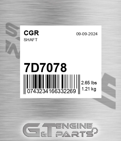 7D7078 Shaft