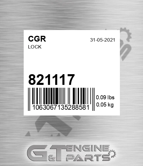 821117 Lock
