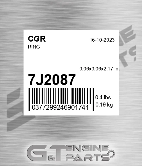 7J2087 Ring