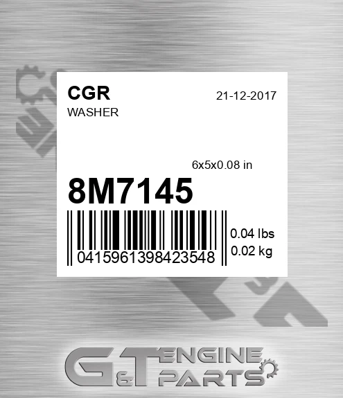 8M7145 CGR Washer