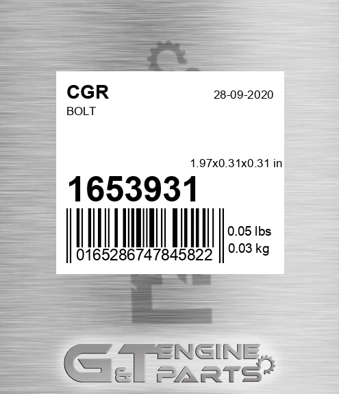 1653931 Bolt