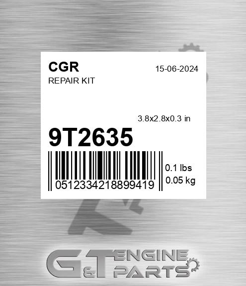 9T2635 CGR Repair Kit