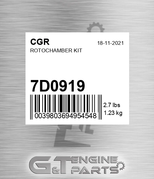 7D0919 CGR Rotochamber Kit