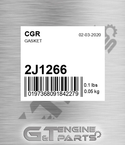 2J1266 Gasket