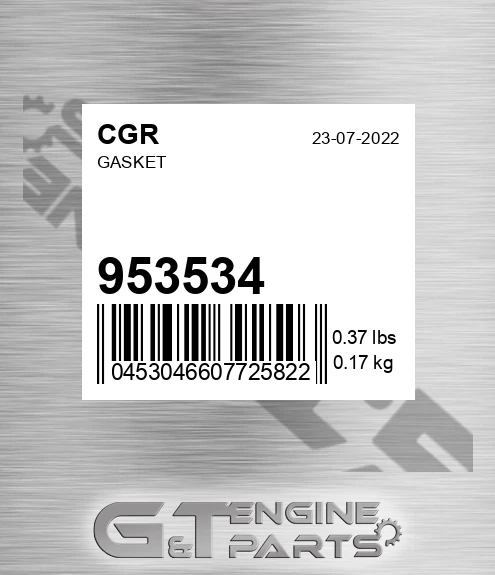 953534 CGR Gasket