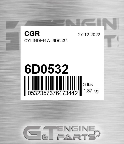 6D0532 CGR Cylinder A.-6d0534