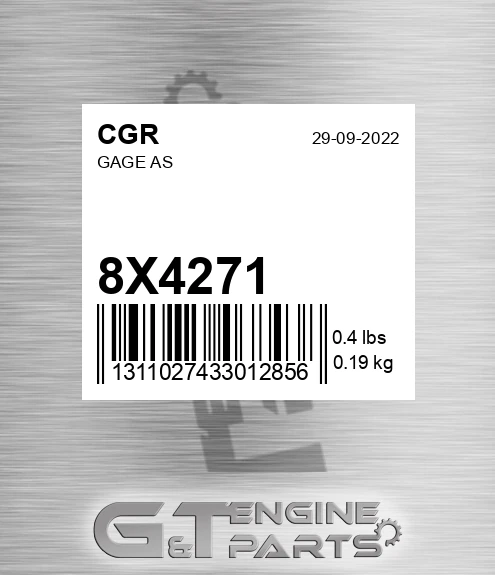 8X4271 Gage As