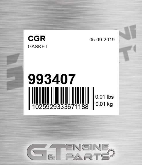 993407 CGR Gasket