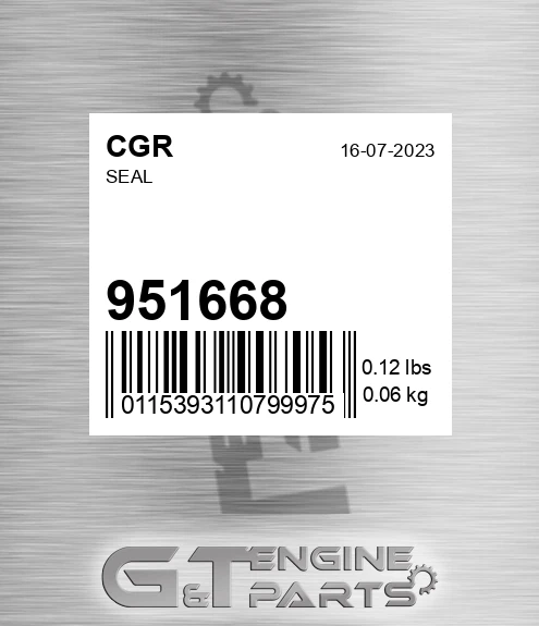 951668 CGR Seal