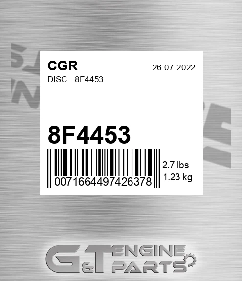 8F4453 Disc -