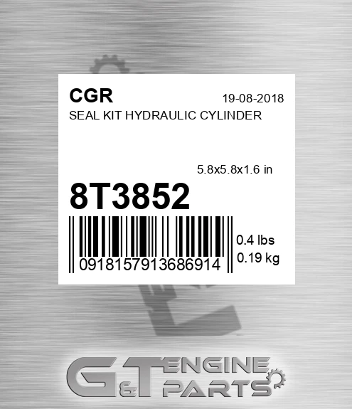 8T3852 Seal Kit Hydraulic Cylinder for CGR