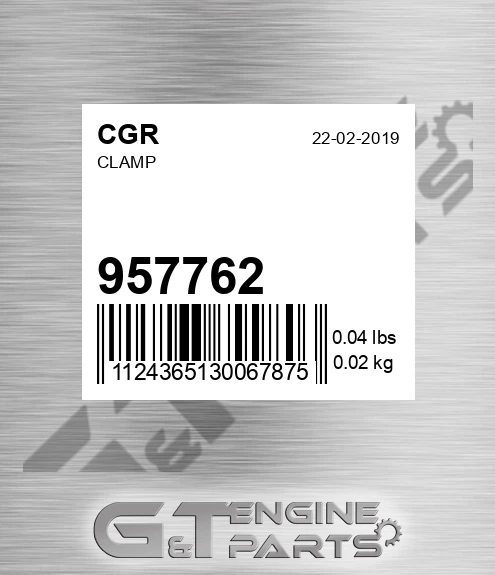 957762 Clamp