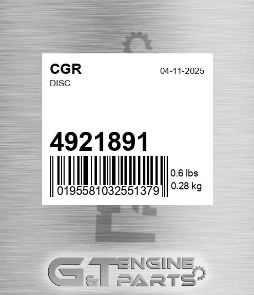 4921891 Disc