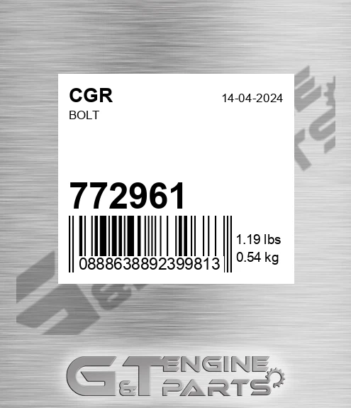 772961 Bolt