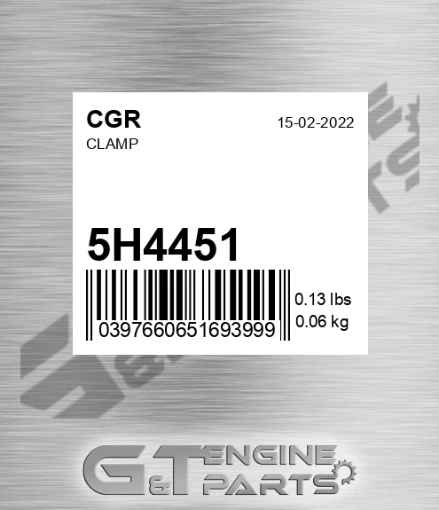 5H4451 CGR Clamp