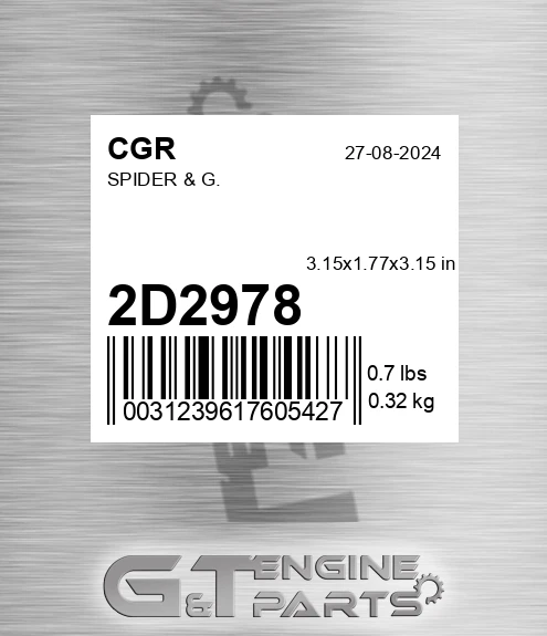 2D2978 CGR Spider & G.
