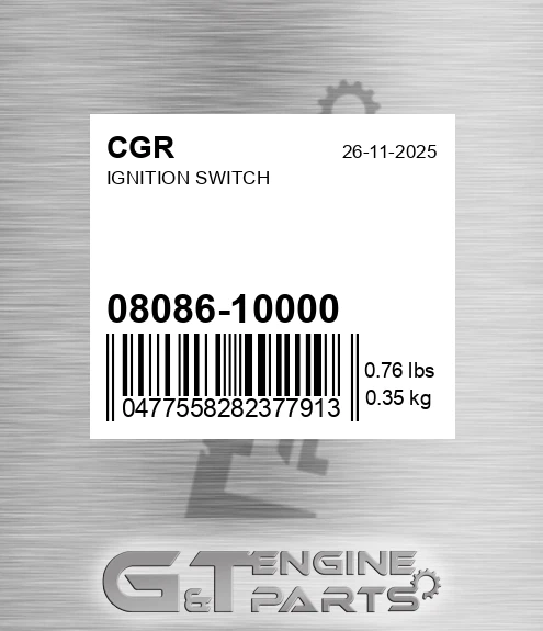 08086-10000 Ignition Switch