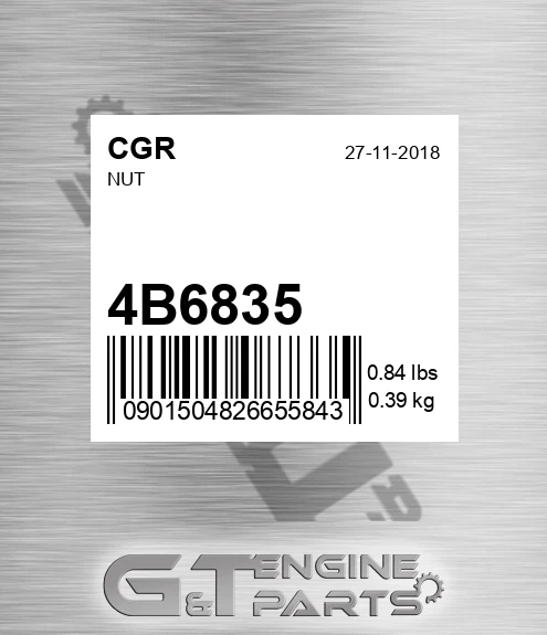 4B6835 CGR Nut
