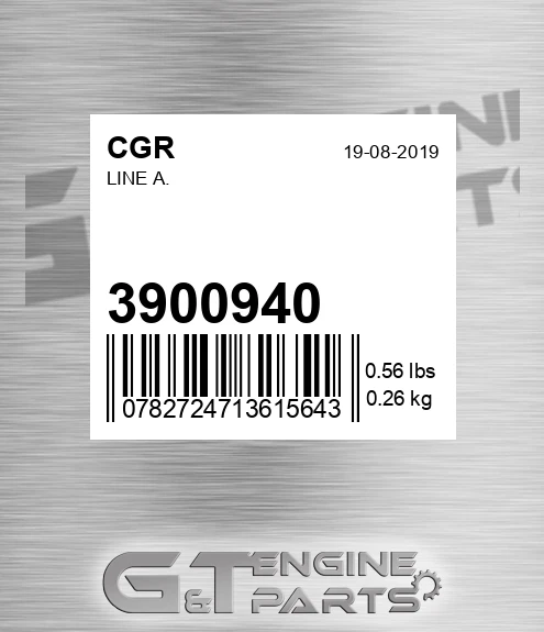 3900940 Line A.