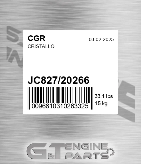JC827/20266 Cristallo