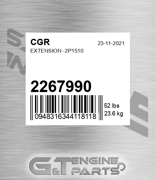 2267990 Extension -2p1510
