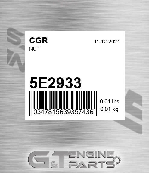 5E2933 Nut