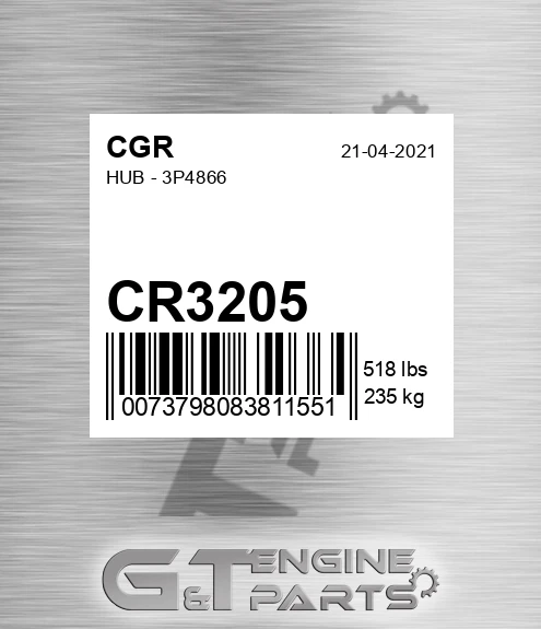 CR3205 Hub - 3p4866