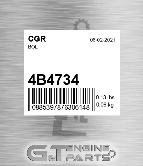 4B4734 Bolt