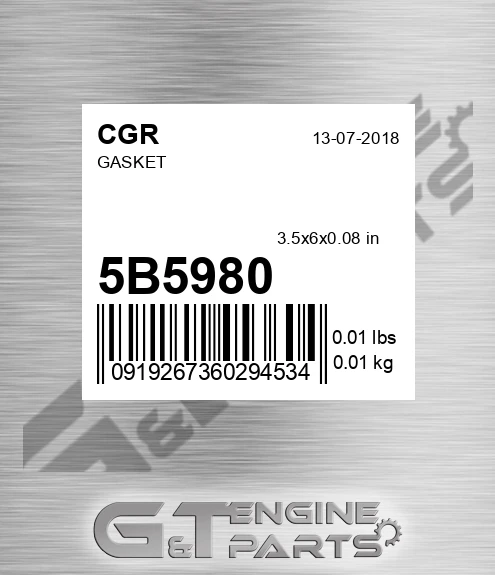 5B5980 Gasket