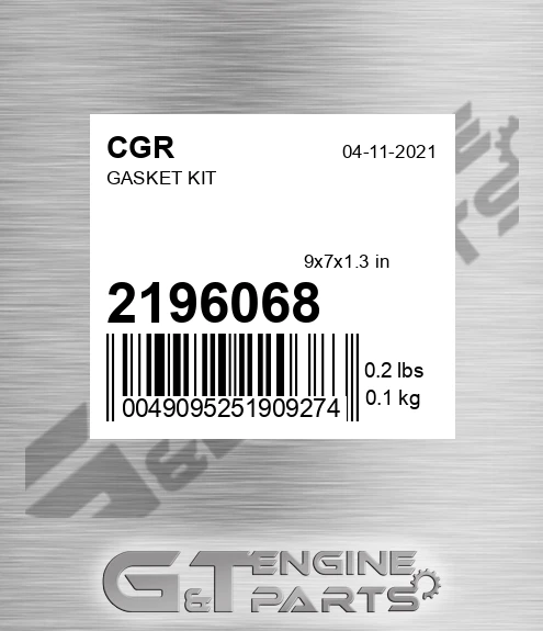 2196068 CGR Gasket Kit