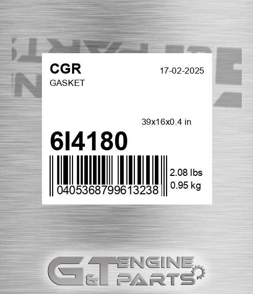 6I4180 Gasket