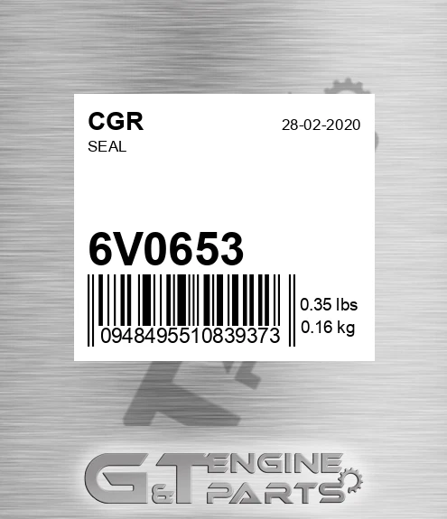 6V0653 Seal for CGR