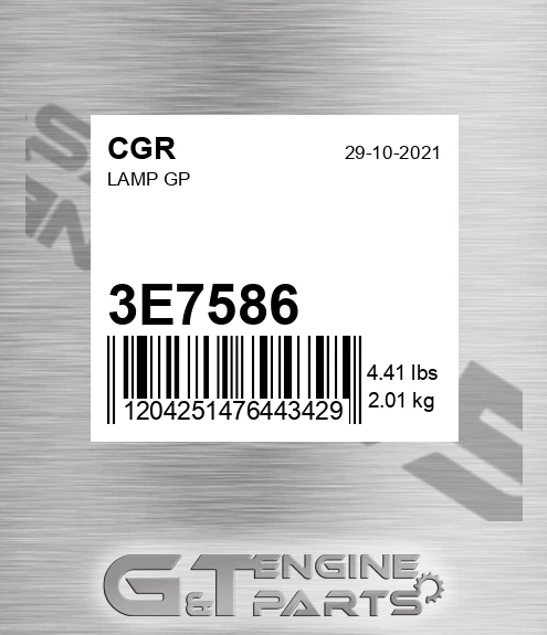 3E7586 Lamp Gp