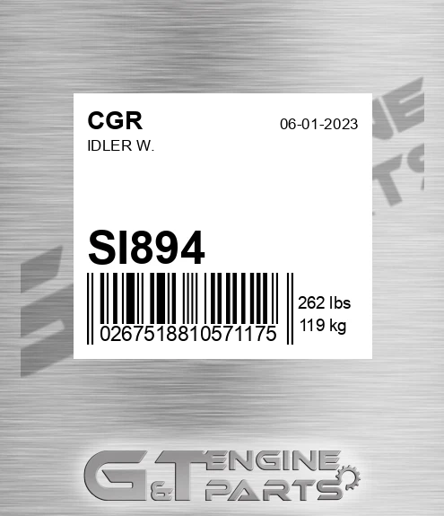 SI894 CGR Idler W.