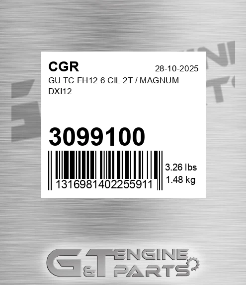 3099100 Gu Tc Fh12 6 Cil 2t / Magnum Dxi12