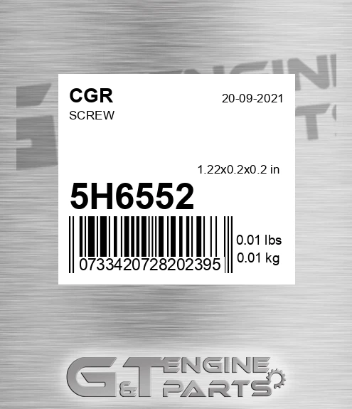 5H6552 Screw